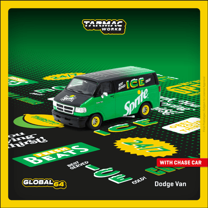 TARMAC WORKS GLOBAL64 1/64 Dodge Van Sprite Delivery Van T64G-TL032-SP