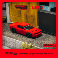 TARMAC WORKS GLOBAL64 1/64 LB-WORKS Dodge Challenger SRT Hellcat Red T64G-TL039-RE