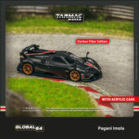 PREORDER Tarmac Works GLOBAL64 1/64 Pagani Imola Matt Black Carbon Fiber T64G-TL046-BCF (Approx. Release Date : NOVEMBER 2024 subject to manufacturer's final decision)