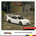 PREORDER TARMAC WORKS GLOBAL64 1/64 Honda Integra TYPE R DC2 MUGEN Championship White T64G-TL059-WH (Approx. Release Date :  Oct 2025 subject to manufacturer's final decision)