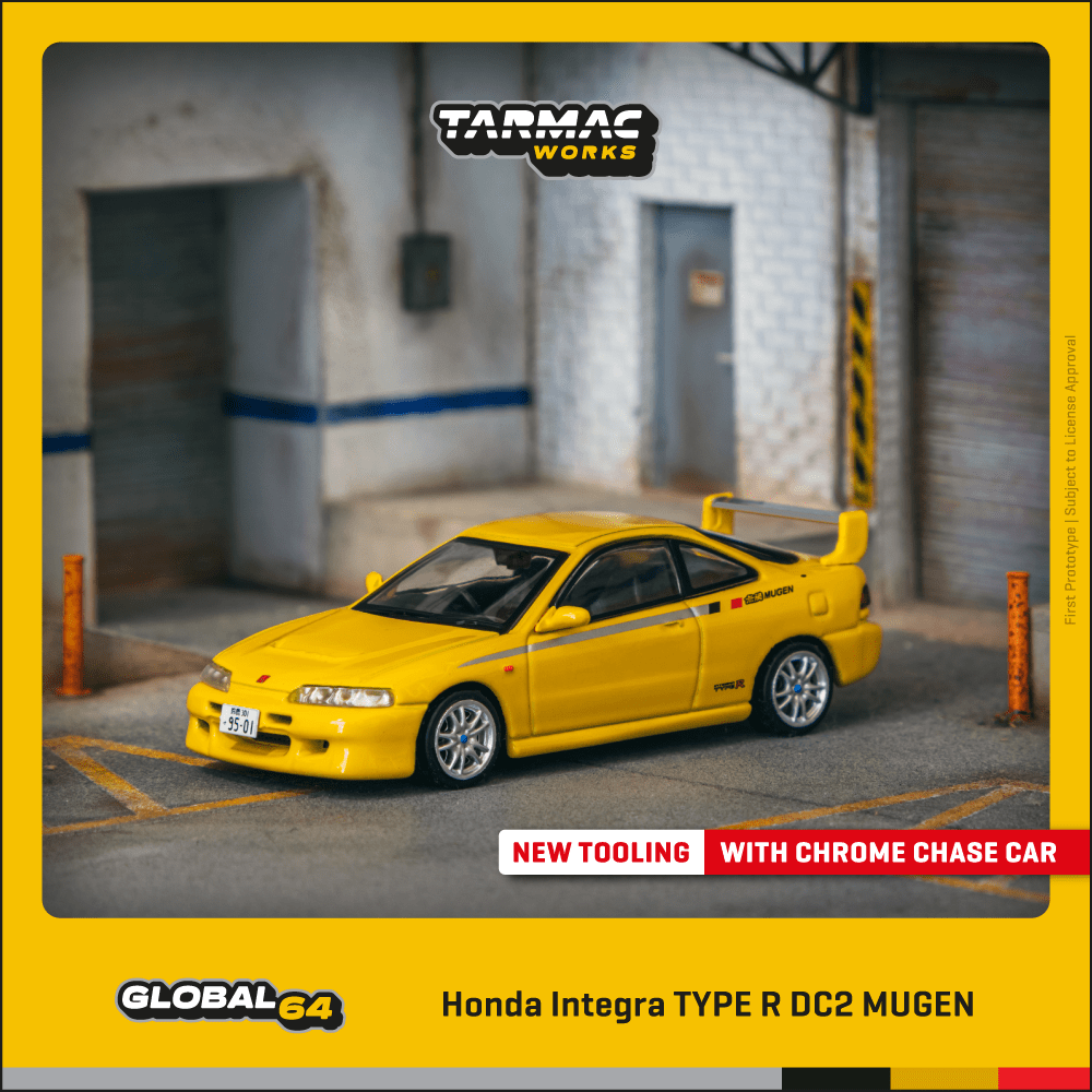 PREORDER TARMAC WORKS GLOBAL64 1/64 Honda Integra TYPE R DC2