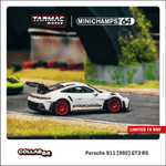 TARMAC WORKS COLLAB64 1/64 Porsche 911 (992) GT3 RS White / Red T64MC-005-WR