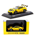 MINICHAMPS x Tarmac Works 1/64 Porsche 911 (992) GT3 RS Signal Yellow 643062105 (T64MC-005-YL)