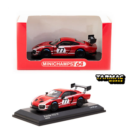 TARMAC WORKS x MINICHAMPS COLLAB64 1/64 Porsche 935/19 Salzburg 643061177 (T64MC-006-RD)