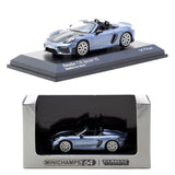 PREORDER TARMAC WORKS COLLAB64 1/64 MINICHAMPS x Tarmac Works Porsche 718 Spyder RS  Vanadium Grey Metallic T64MC-008-VG (Approx. Release Date :  April 2025 subject to manufacturer's final decision)