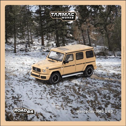 TARMAC WORKS ROAD64 1/64 Mercedes-AMG G 63 Brown T64R-040-BR