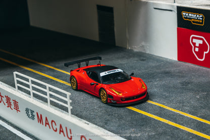 TARMAC WORKS ROAD64 1/64 Ferrari 458 Italia GT3 Red T64R-073-RE