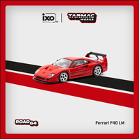 PREORDER Tarmac Works ROAD64 1/64 Ferrari F40 LM Red T64R-075-RE (Approx. Release Date : SEPTEMBER 2024 subject to manufacturer's final decision)