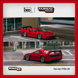 PREORDER Tarmac Works ROAD64 1/64 Ferrari F40 LM Red T64R-075-RE (Approx. Release Date : SEPTEMBER 2024 subject to manufacturer's final decision)