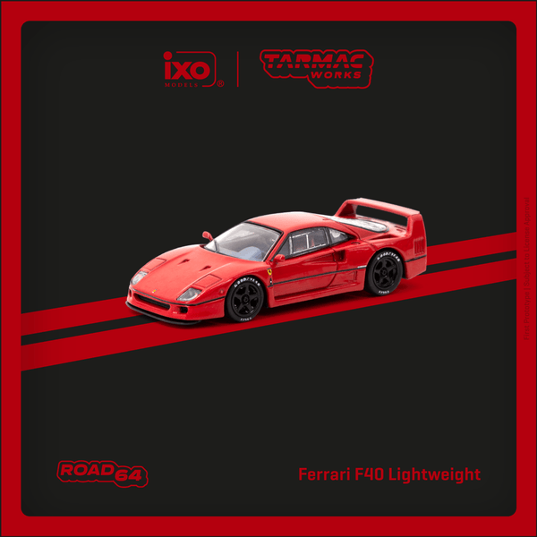 PREORDER Tarmac Works ROAD64 1/64 Ferrari F40 Lightweight Red T64R-076-RE (Approx. Release Date : MAY 2024 subject to manufacturer's final decision)