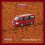 PREORDER Tarmac Works ROAD64 1/64 Toyota Hiace Wagon Custom Red T64R-078-RE (Approx. Release Date : MAY 2024 subject to manufacturer's final decision)