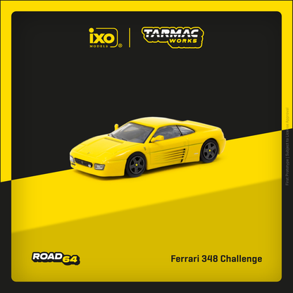 TARMAC WORKS ROAD64 1/64 Ferrari 348 Challenge Yellow T64R-082-YL
