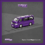 PREORDER Tarmac Works ROAD64 1/64 Toyota Hiace Wagon Custom Purple T64R-078-PU (Approx. Release Date : SEPTEMBER 2024 subject to manufacturer's final decision)