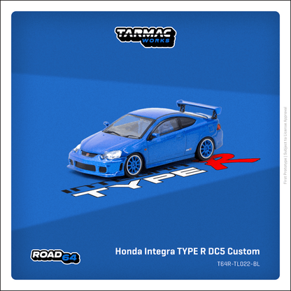 TARMAC WORKS ROAD64 1/64 Honda Integra TYPE R DC5 Custom Blue Metallic T64R-TL022-BL