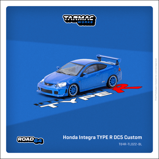 TARMAC WORKS ROAD64 1/64 Honda Integra TYPE R DC5 Custom Blue Metallic T64R-TL022-BL