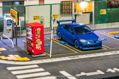 TARMAC WORKS ROAD64 1/64 Honda Integra TYPE R DC5 Custom Blue Metallic T64R-TL022-BL