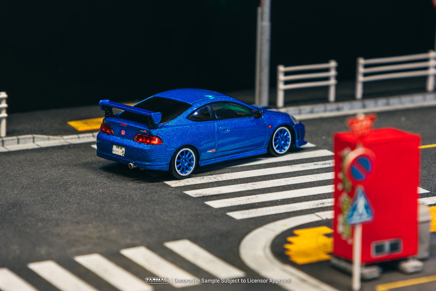 TARMAC WORKS ROAD64 1/64 Honda Integra TYPE R DC5 Custom Blue Metallic T64R-TL022-BL