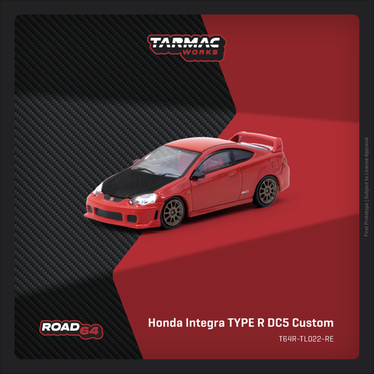 TARMAC WORKS ROAD64 1/64 Honda Integra TYPE R DC5 Custom RED T64R-TL022-RE