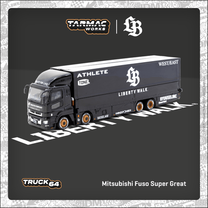 TARMAC WORKS TRUCK64 1/64 Mitsubishi Fuso Super Great LB-TRUCKS T64T-TL001-LBB
