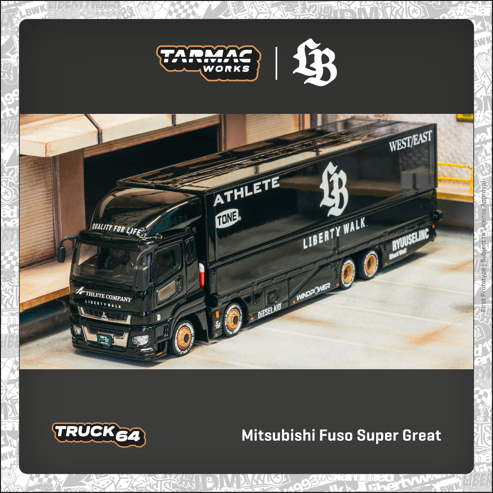 TARMAC WORKS TRUCK64 1/64 Mitsubishi Fuso Super Great LB-TRUCKS