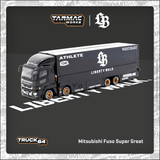 PREORDER TARMAC WORKS TRUCK64 1/64 Mitsubishi Fuso Super Great LB-TRUCKS T64T-TL001-LBB (Approx. Release Date :  JUNE 2025 subject to manufacturer's final decision)