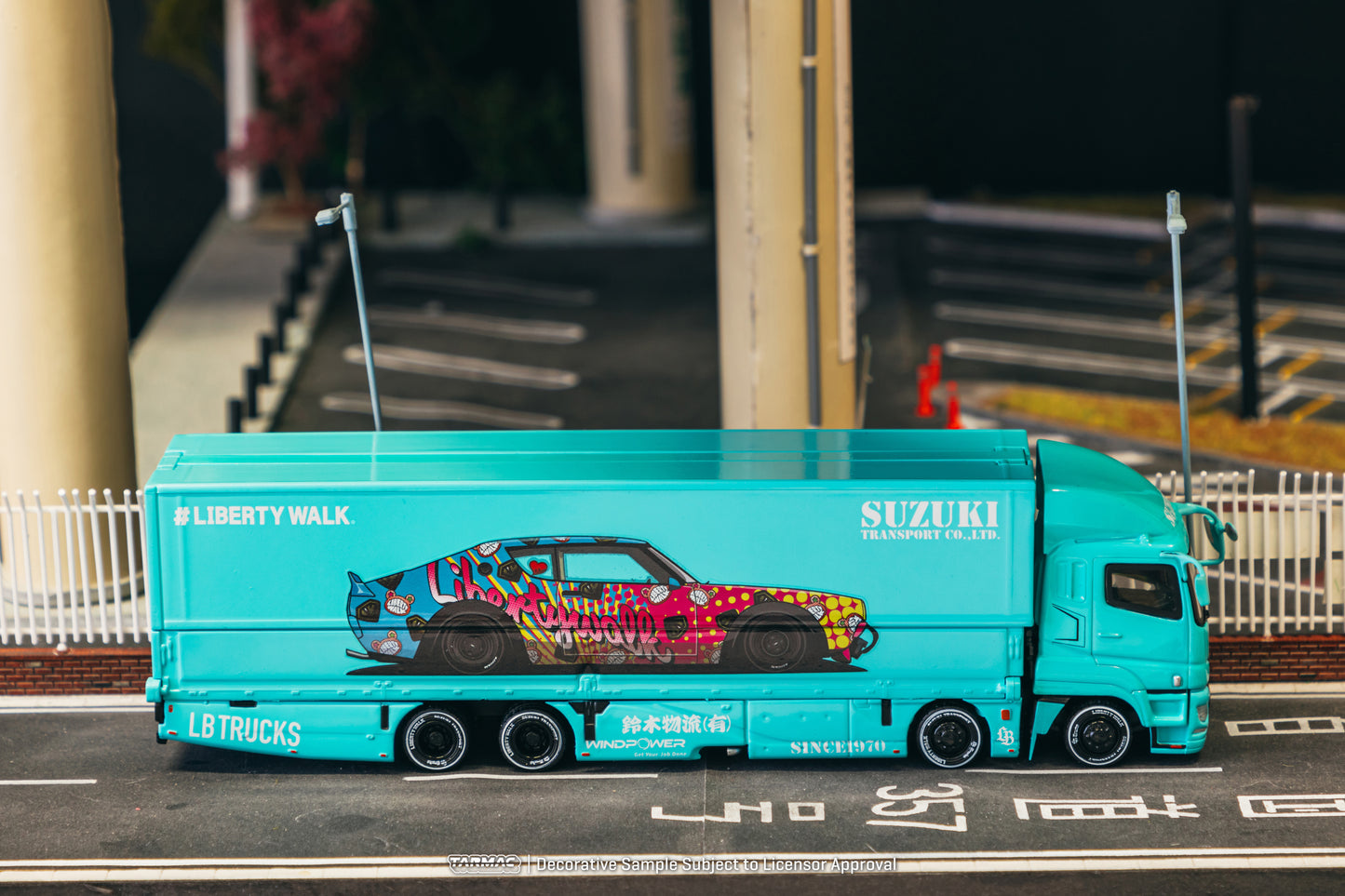 TARMAC WORKS TRUCK64 1/64 Mitsubishi Fuso Super Great LB-TRUCKS T64T-TL001-LBS