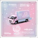 PREORDER TARMAC WORKS TRUCK64 1/64 Mitsubishi Fuso Canter Hello Kitty Billboard  T64T-TL002-HK (Approx. Release Date : DECEMBER 2024 subject to manufacturer's final decision)