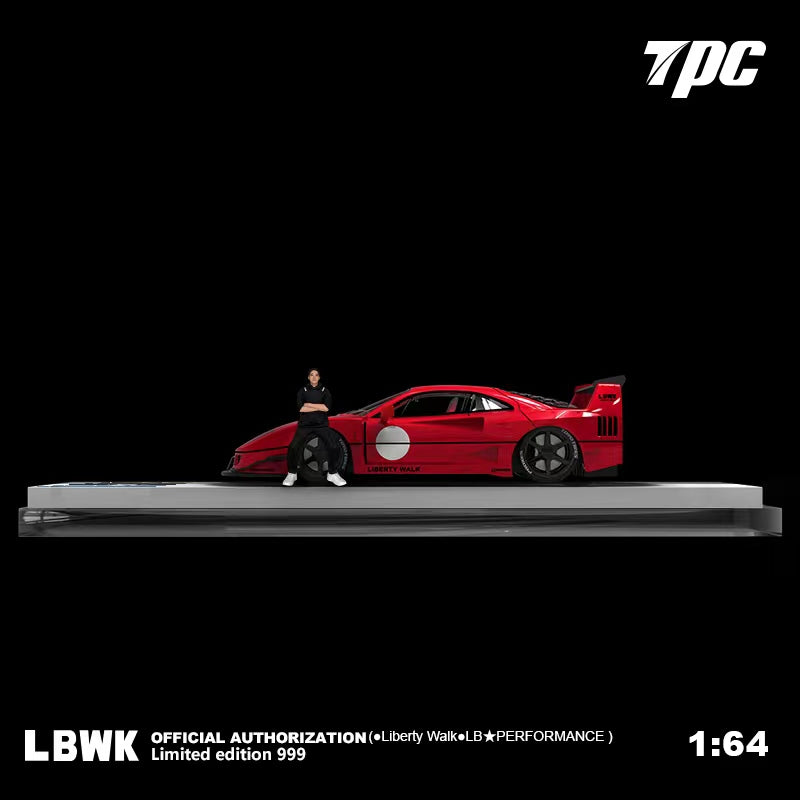TPC 1/64 LBWK F40 RED with Figurine