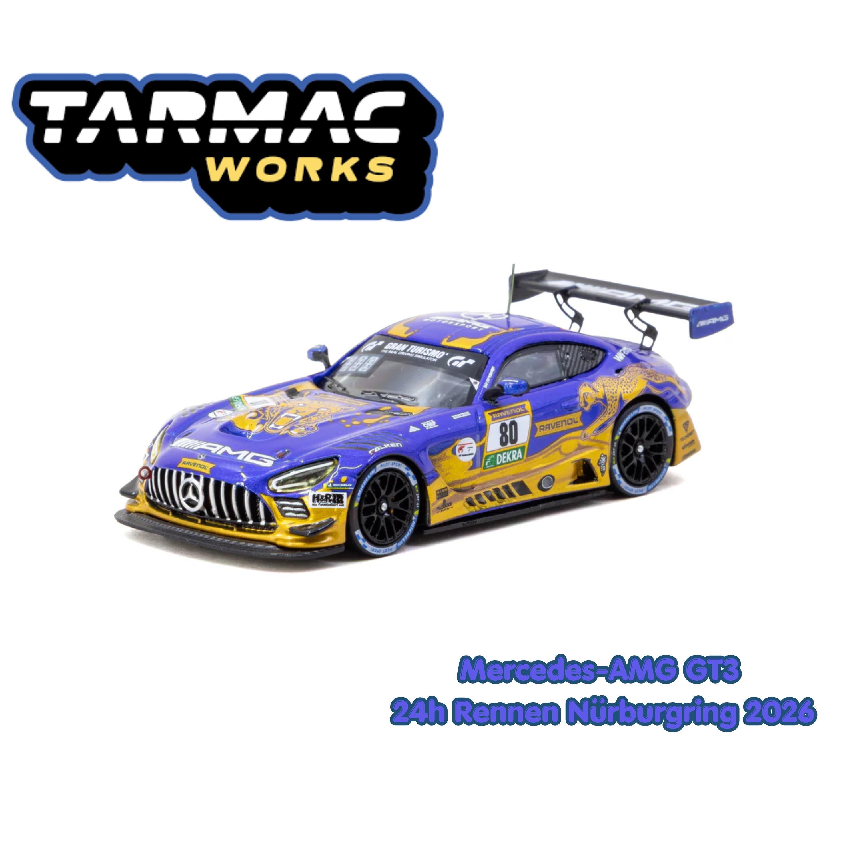 Tarmac Works HOBBY64 1/64 Mercedes-AMG GT3 Nürburgring Rennen 24h