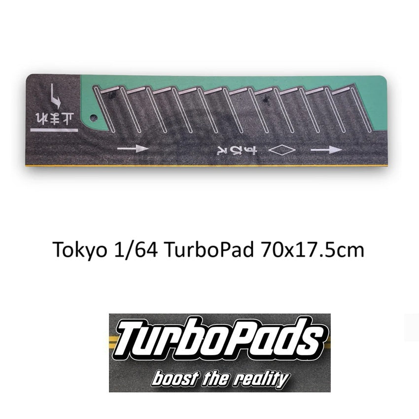 TurboPads 1/64 Tokyo Desktop Pad 70cm x 17.5cm