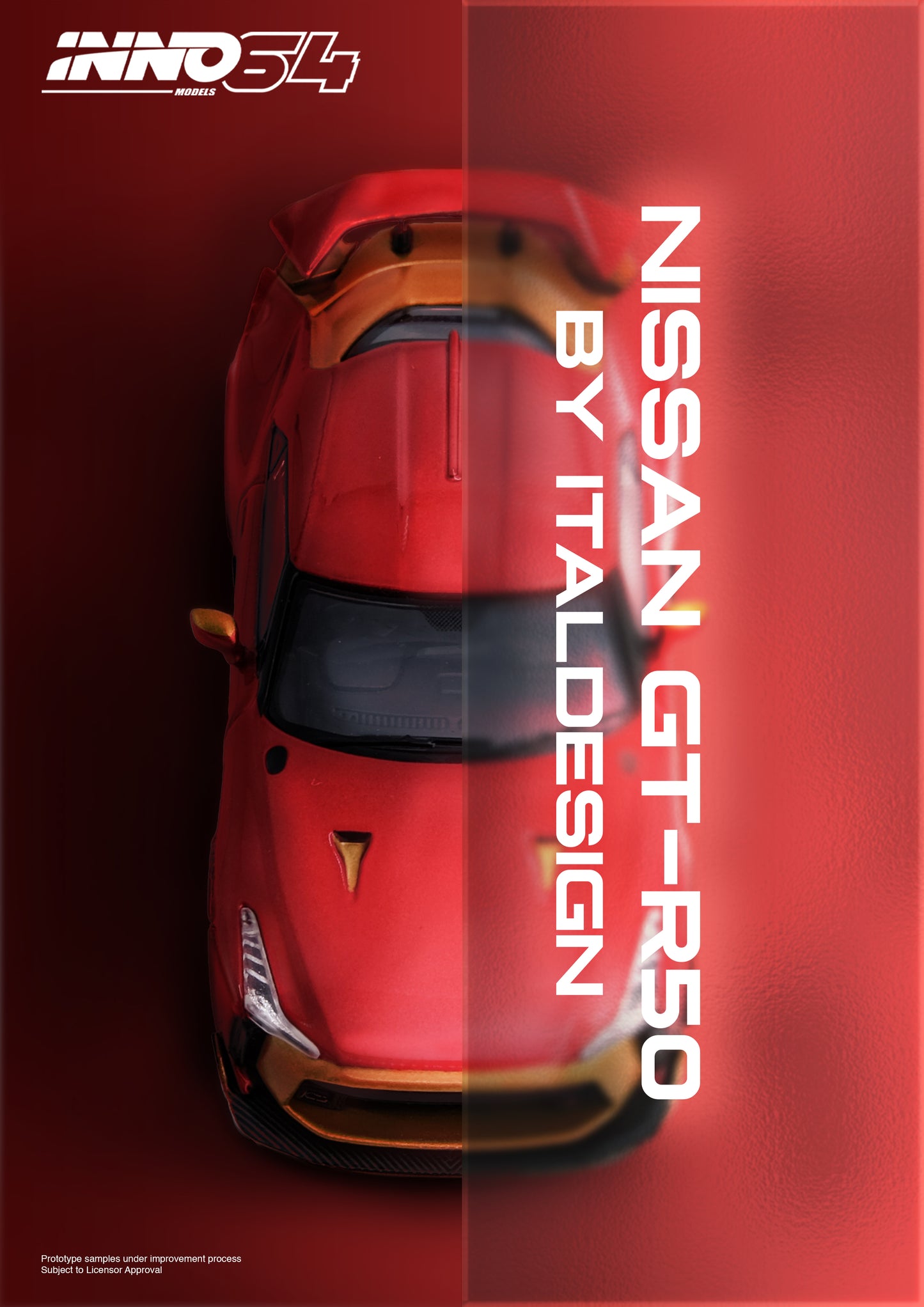 INNO64 1/64 R50 GT-R By Italsedign RED IN64-R50-RED