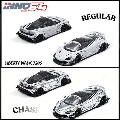 PREORDER INNO64 1/64 LIBERTY WALK 720S IN64-LBWK720S-01 (Approx. Release Date : Q1 2027 subject to the manufacturer's final decision) **Chase cars are randomly packed**