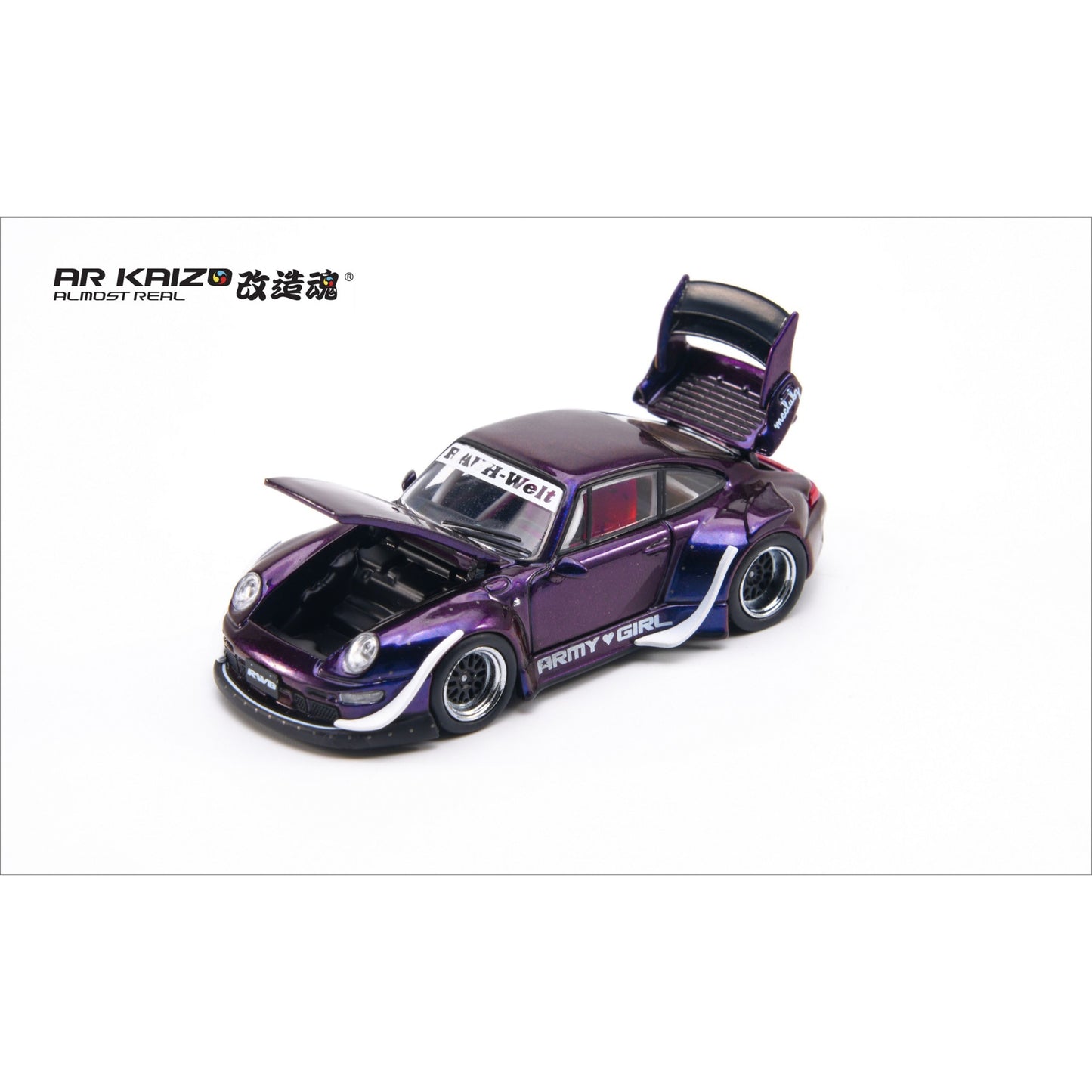 PREORDER AR KAIZO 1/64 RWB 993 ARMY GIRL 6K0000201 (Approx. Release Date: Q4 2026 and subject to the manufacturer's final decision)