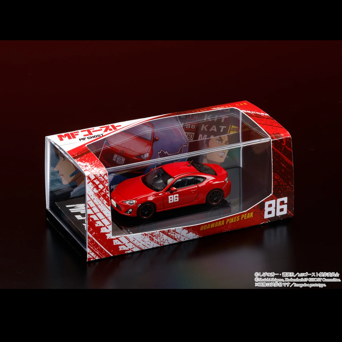 PREORDER Hobby Japan 1/64 Toyota 86 GT (ZN6) at Odawara Pikes Peak /  MF GHOST – Kanata Katagiri  HJ641088MFG (Approx. Release Date : Q2 2027 subjects to the manufacturer's final decision)
