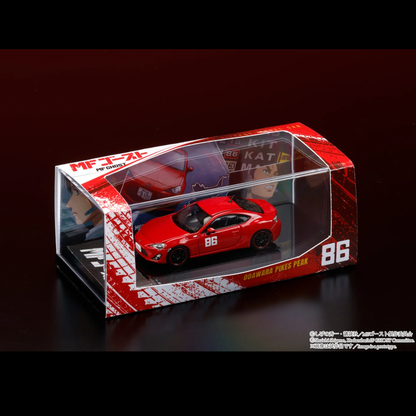 PREORDER Hobby Japan 1/64 Toyota 86 GT (ZN6) at Odawara Pikes Peak /  MF GHOST – Kanata Katagiri  HJ641088MFG (Approx. Release Date : Q2 2027 subjects to the manufacturer's final decision)