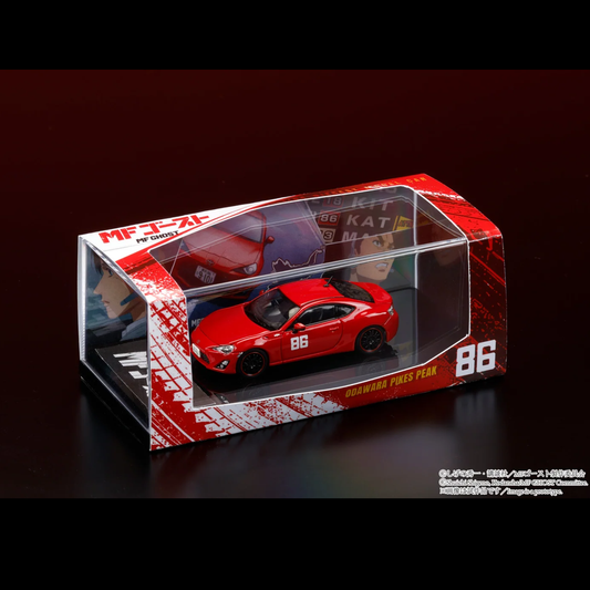 PREORDER Hobby Japan 1/64 Toyota 86 GT (ZN6) at Odawara Pikes Peak /  MF GHOST – Kanata Katagiri  HJ641088MFG (Approx. Release Date : Q2 2027 subjects to the manufacturer's final decision)