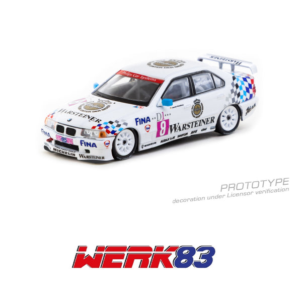 PREORDER WERK83 1/64 BMW 320i STW 1995 Champion Joachim Winkelhock #8 WK83-034e (Approx. Release Date :  DEC 2025 subject to manufacturer's final decision)