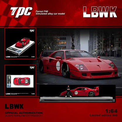 TPC 1/64 LBWK F40 RED with Figurine