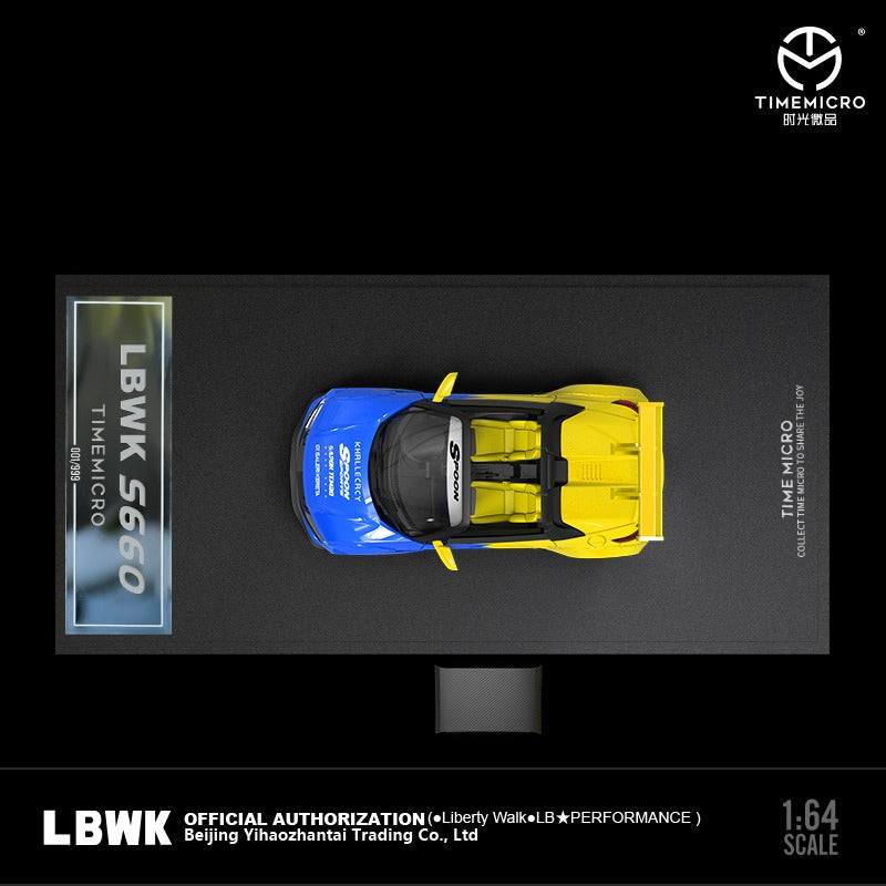 TIME MICRO 1/64 Honda S660 LBWK Spoon High Tail Wing