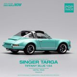 POPRACE 1/64 Singer Targa Tiffany Blue PR64006