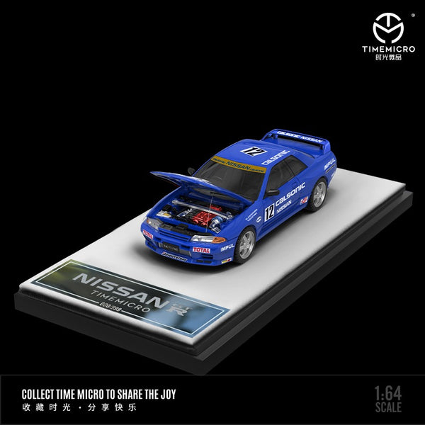 TIME MICRO 1/64 Nissan GTR R32 Calsonic Blue