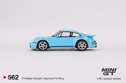 MINI GT 1/64 RUF CTR Anniversary Bayrisch Himmelblau LHD MGT00562-L