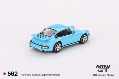 MINI GT 1/64 RUF CTR Anniversary Bayrisch Himmelblau LHD MGT00562-L