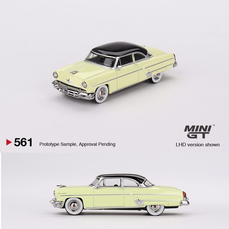 MINI GT 1/64 Lincoln Capri 1954 Premier Yellow MGT00561-L