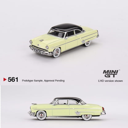 MINI GT 1/64 Lincoln Capri 1954 Premier Yellow MGT00561-L