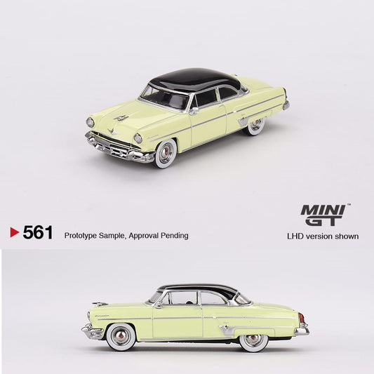 MINI GT 1/64 Lincoln Capri 1954 Premier Yellow MGT00561-L