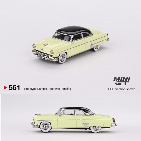 MINI GT 1/64 Lincoln Capri 1954 Premier Yellow MGT00561-L