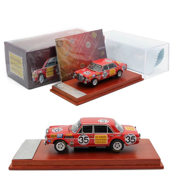 PREORDER Liberty64 1/64 300 SEL 6.8 AMG W109 Delux Version with Wooden Base (Approx. release in JULY 2023 and subject to the manufacturer's final decision)