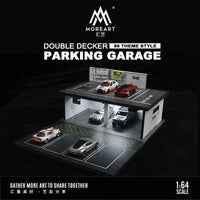 MOREART 1/64 Double Parking Lot with Light (86 THEME STYLE)