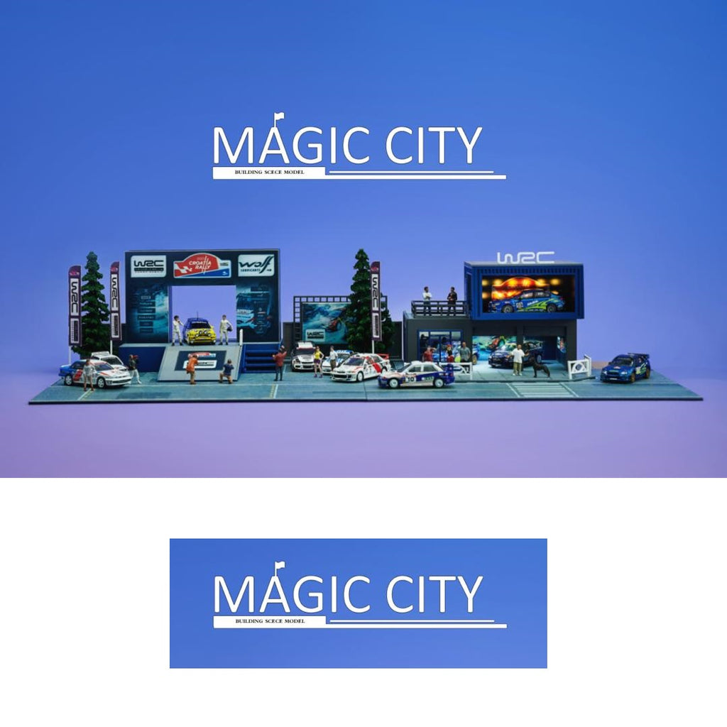 MAGIC CITY 1/64 WRC World Rally Championship Diorama 110069 – Tokyo Station